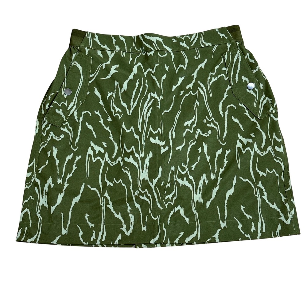 Athleta Green Vienna Cargo Skort Women Size 10 Outdoors Active Casual Hiking EUC